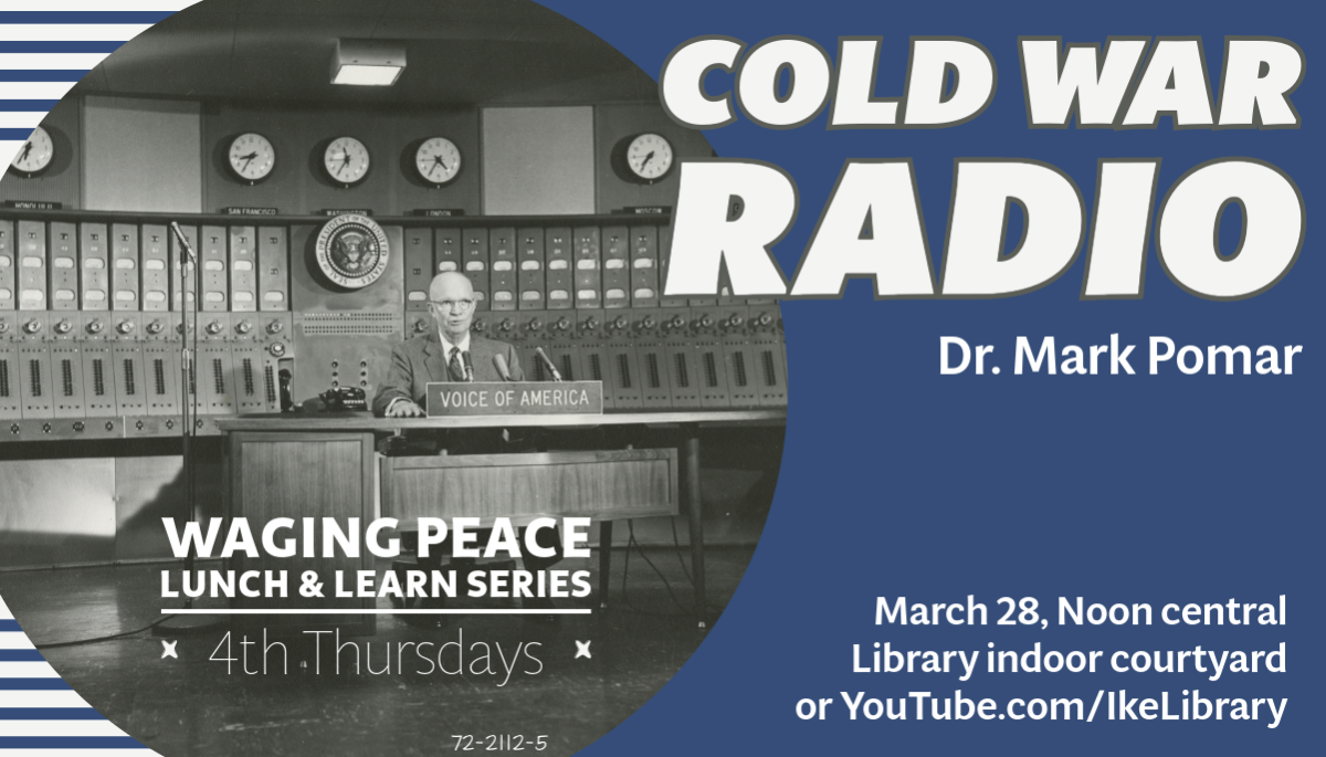 promotional image for the Cold War Radio Lunch & Learn program